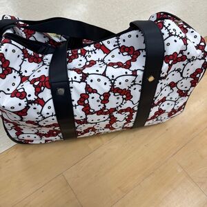 Hello Kitty Travel Bag - Red, Black, and White